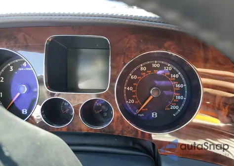 2006 Bentley Continental Flying Spur из США, поврежденный, VIN SCBBR53W26C039713